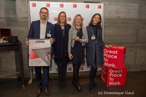3ème position aux Best Workplaces Luxembourg 2018 Large Companies