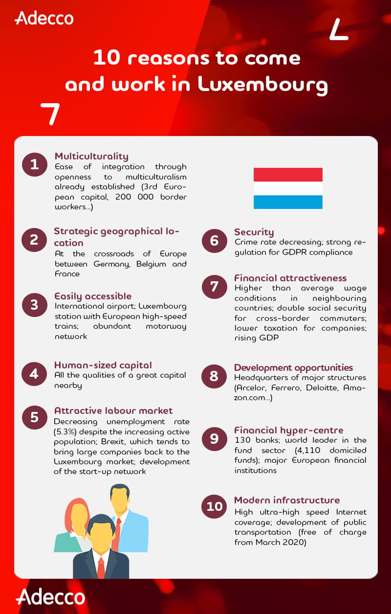 10 reasons to come and work in Luxembourg